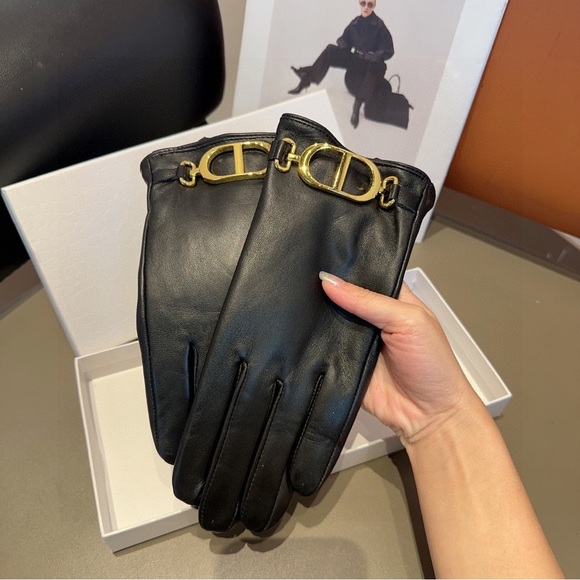 Dior leather gloves - Picture 4 of 6